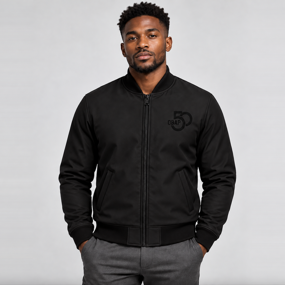 Limited Edition OBAP 50 Men's Bomber Jacket